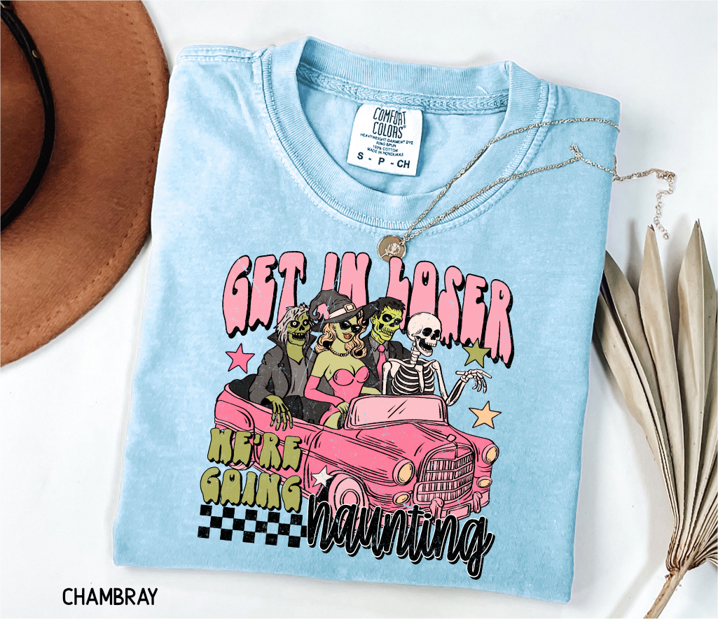 Get in Loser Halloween Adult Comfort Colors T-Shirt