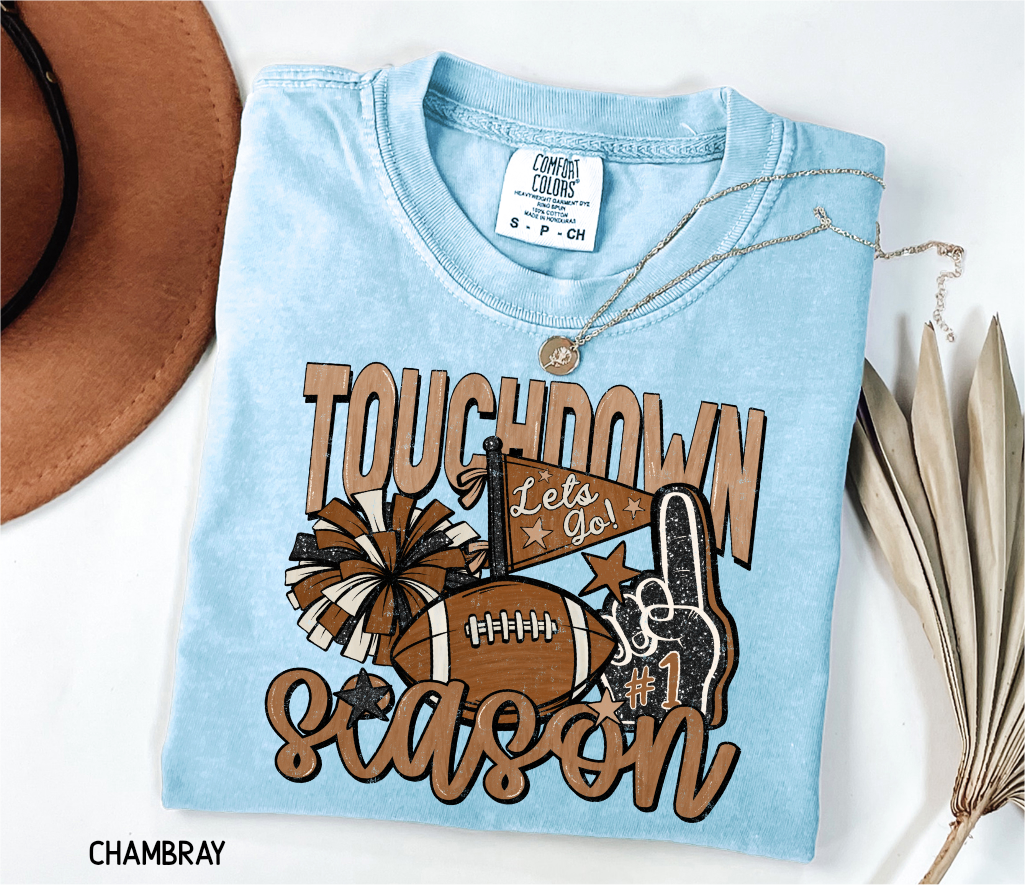 Touchdown Season Adult Comfort Colors T-Shirt