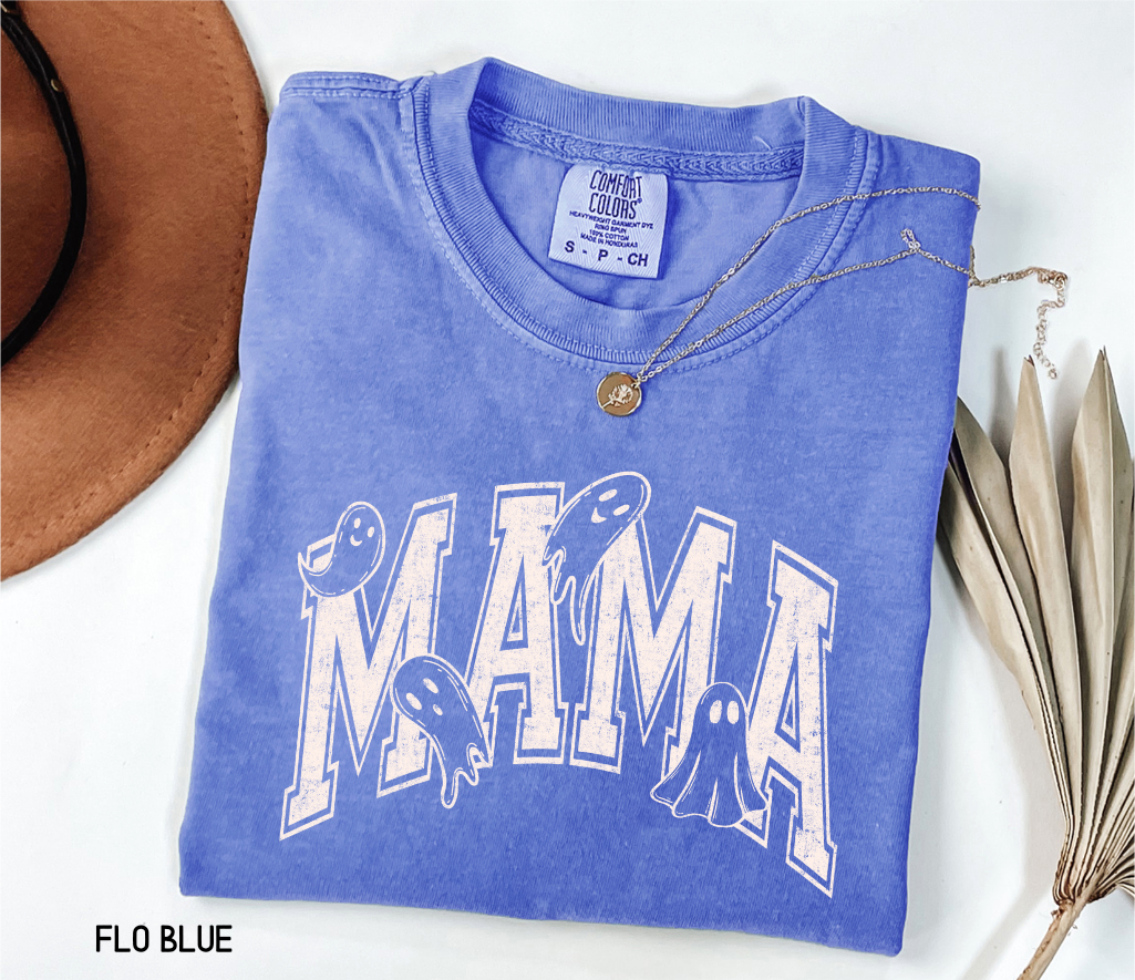 Halloween Mama Adult Comfort Colors T-Shirt