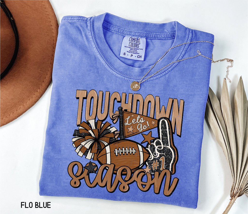Touchdown Season Adult Comfort Colors T-Shirt