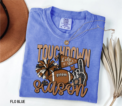 Touchdown Season Adult Comfort Colors T-Shirt