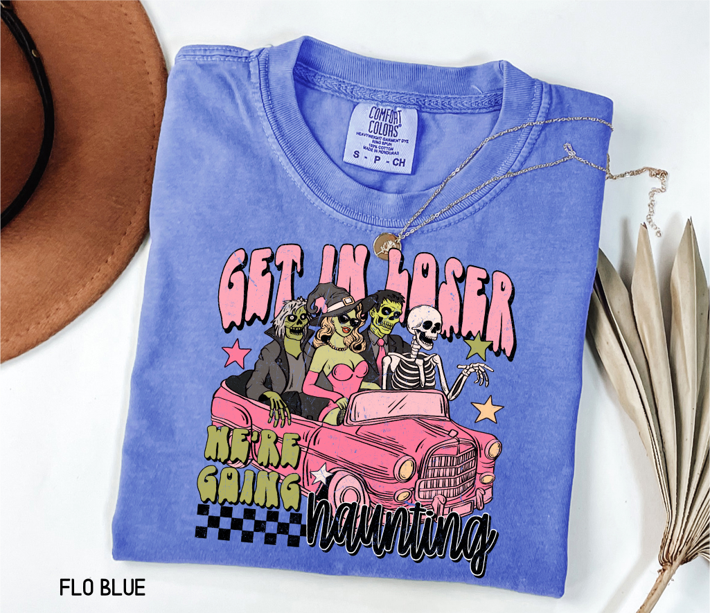 Get in Loser Halloween Adult Comfort Colors T-Shirt