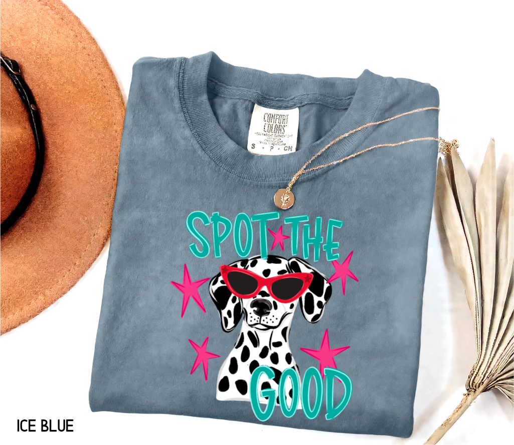 Spot The Good Dalmatian Adult Comfort Colors T-Shirt
