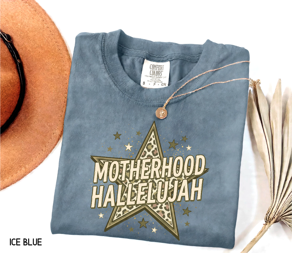 Motherhood Hallelujah Adult Comfort Colors T-Shirt