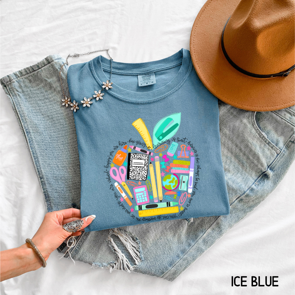 Teacher Supplies Adult Comfort Colors T-Shirt
