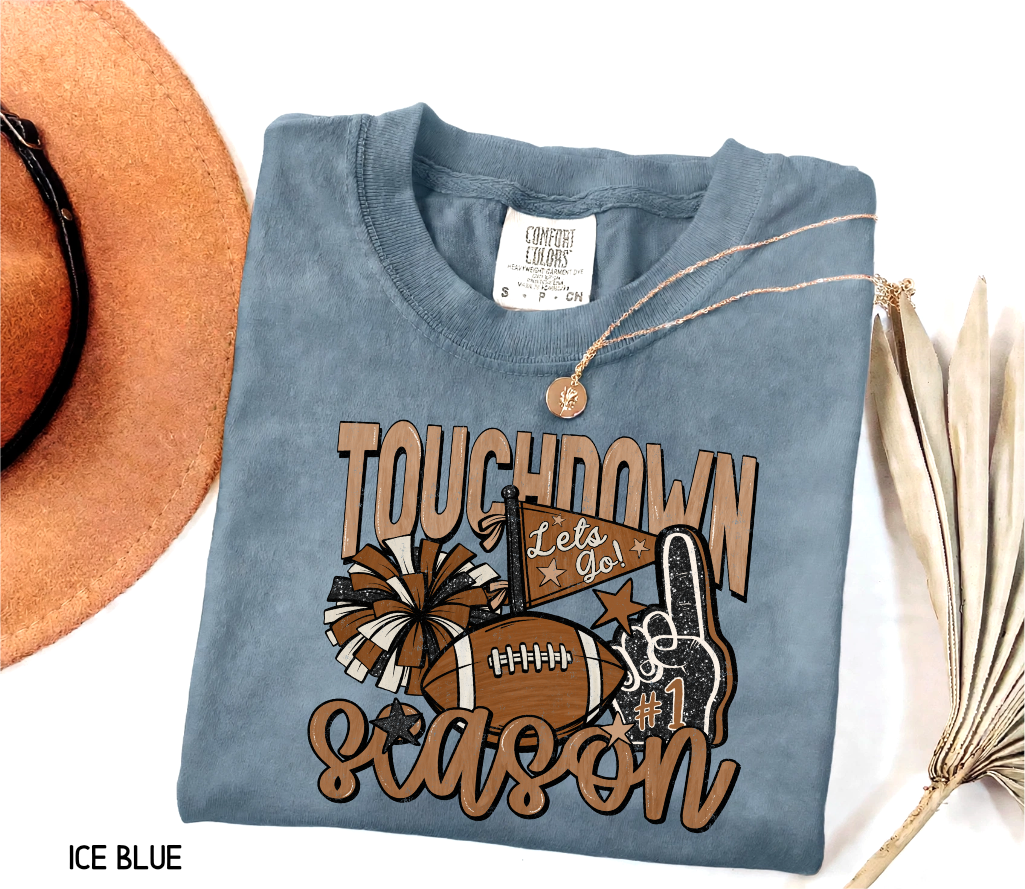Touchdown Season Adult Comfort Colors T-Shirt