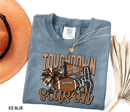 Touchdown Season Adult Comfort Colors T-Shirt