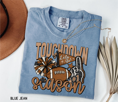 Touchdown Season Adult Comfort Colors T-Shirt