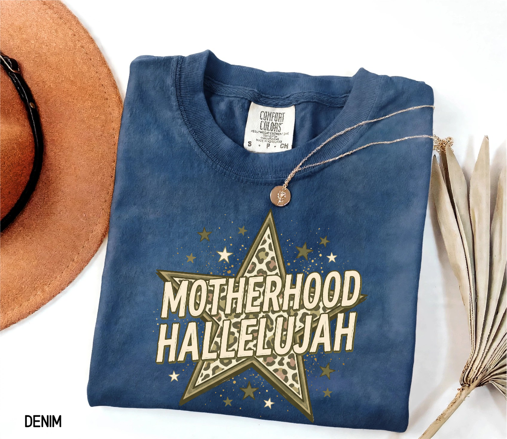 Motherhood Hallelujah Adult Comfort Colors T-Shirt