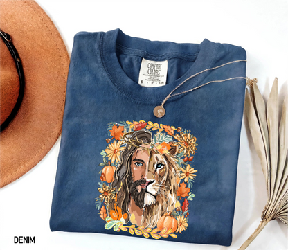 Jesus Lion of Judah Adult Comfort Colors T-shirt