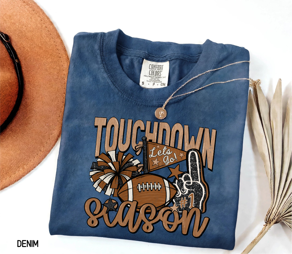 Touchdown Season Adult Comfort Colors T-Shirt
