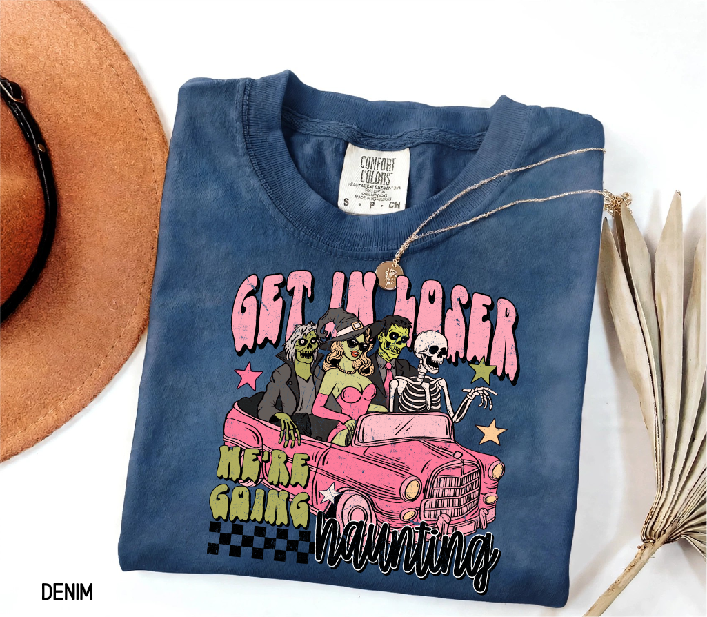 Get in Loser Halloween Adult Comfort Colors T-Shirt