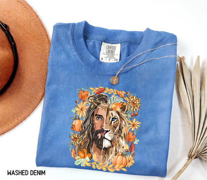 Jesus Lion of Judah Adult Comfort Colors T-shirt