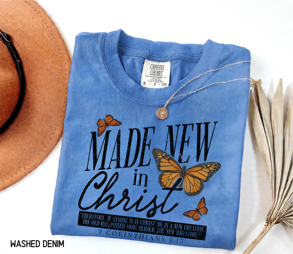 Made New in Christ Adult Comfort Colors T-Shirt