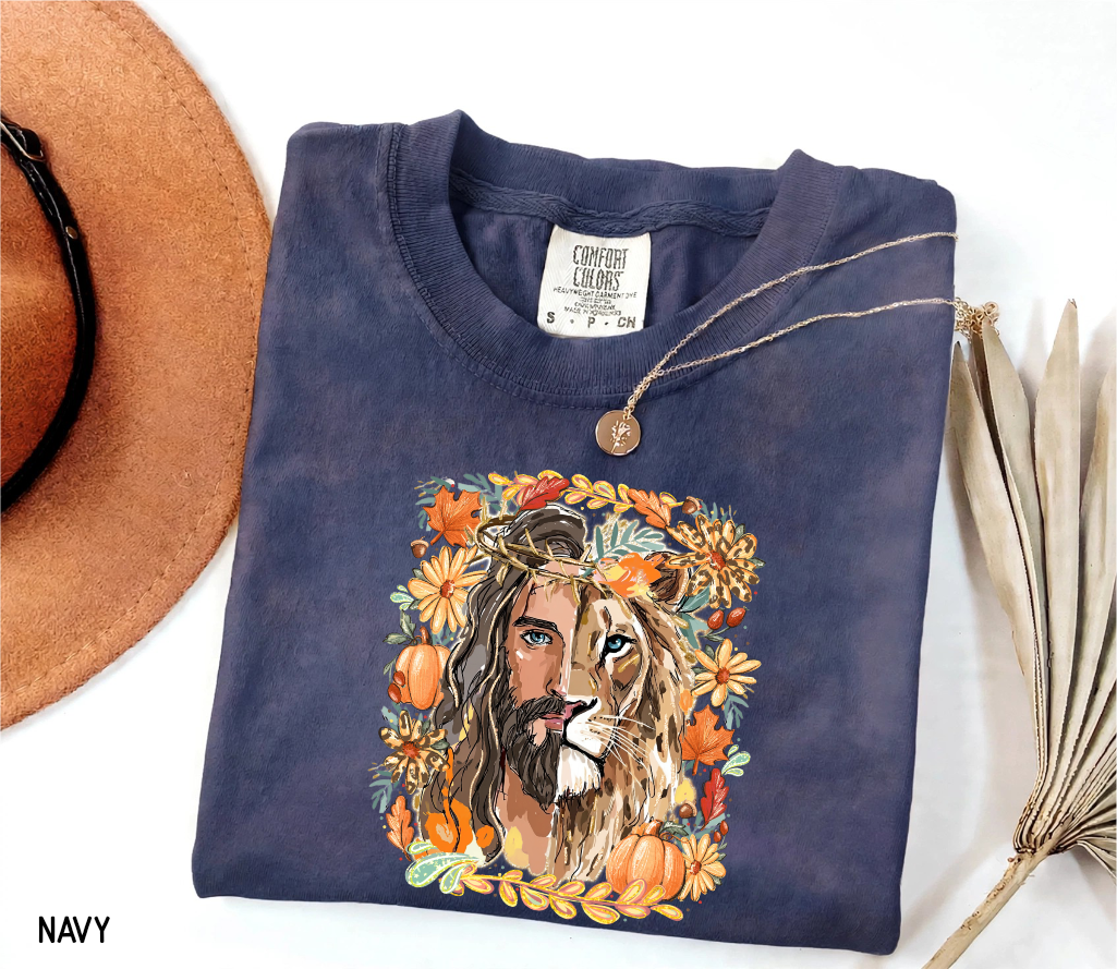 Jesus Lion of Judah Adult Comfort Colors T-shirt