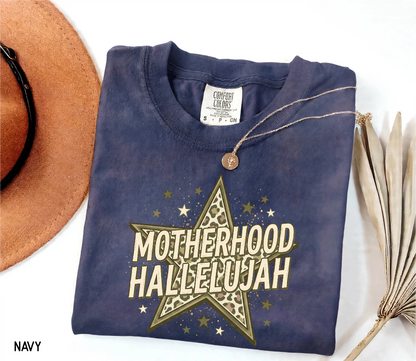 Motherhood Hallelujah Adult Comfort Colors T-Shirt