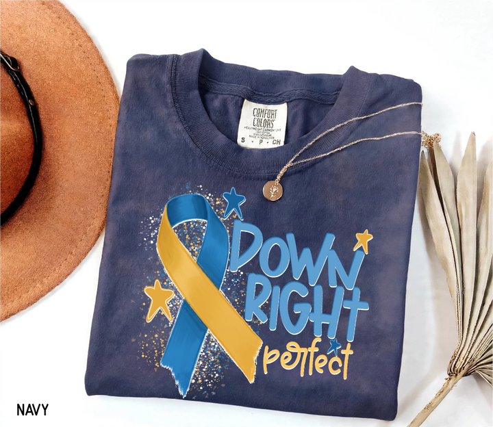 Down Right Perfect Adult Comfort Colors T-shirt