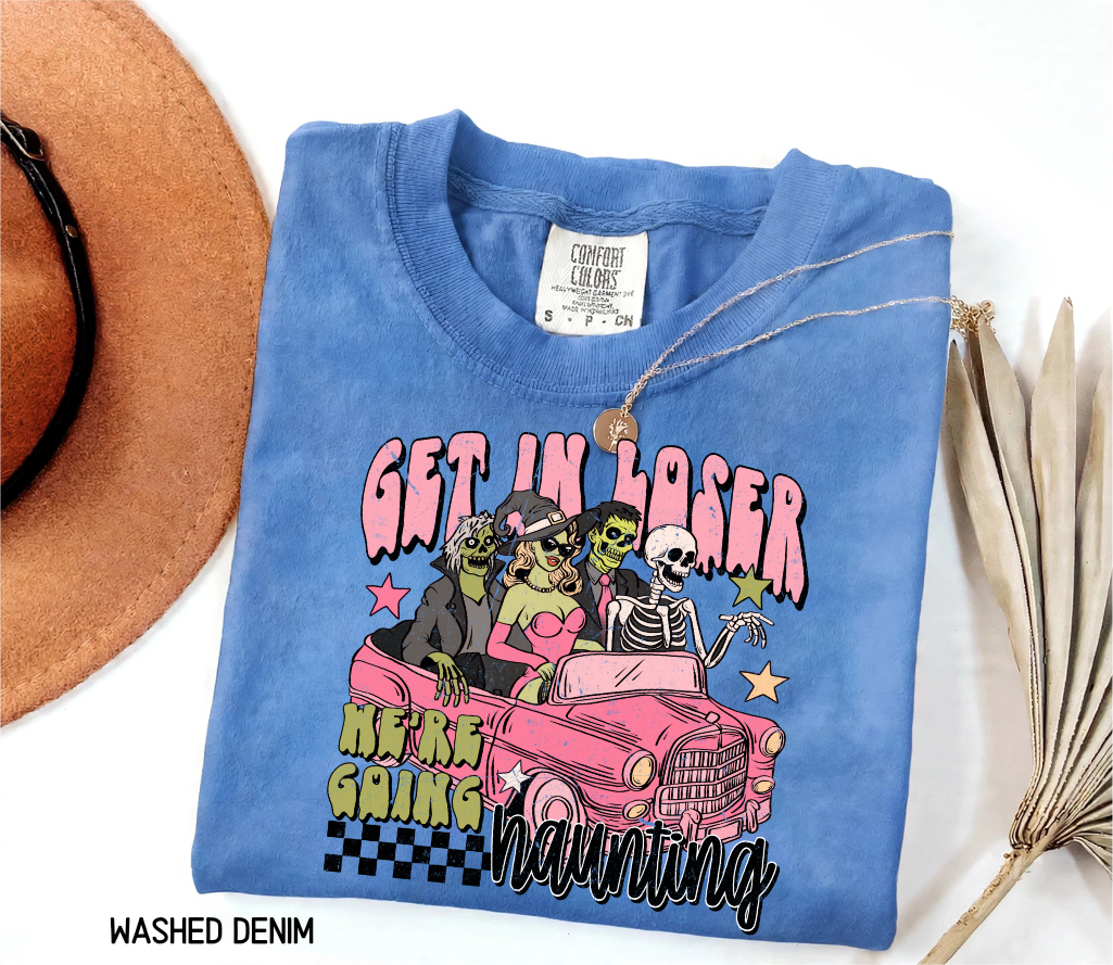 Get in Loser Halloween Adult Comfort Colors T-Shirt
