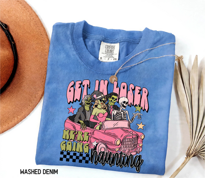 Get in Loser Halloween Adult Comfort Colors T-Shirt