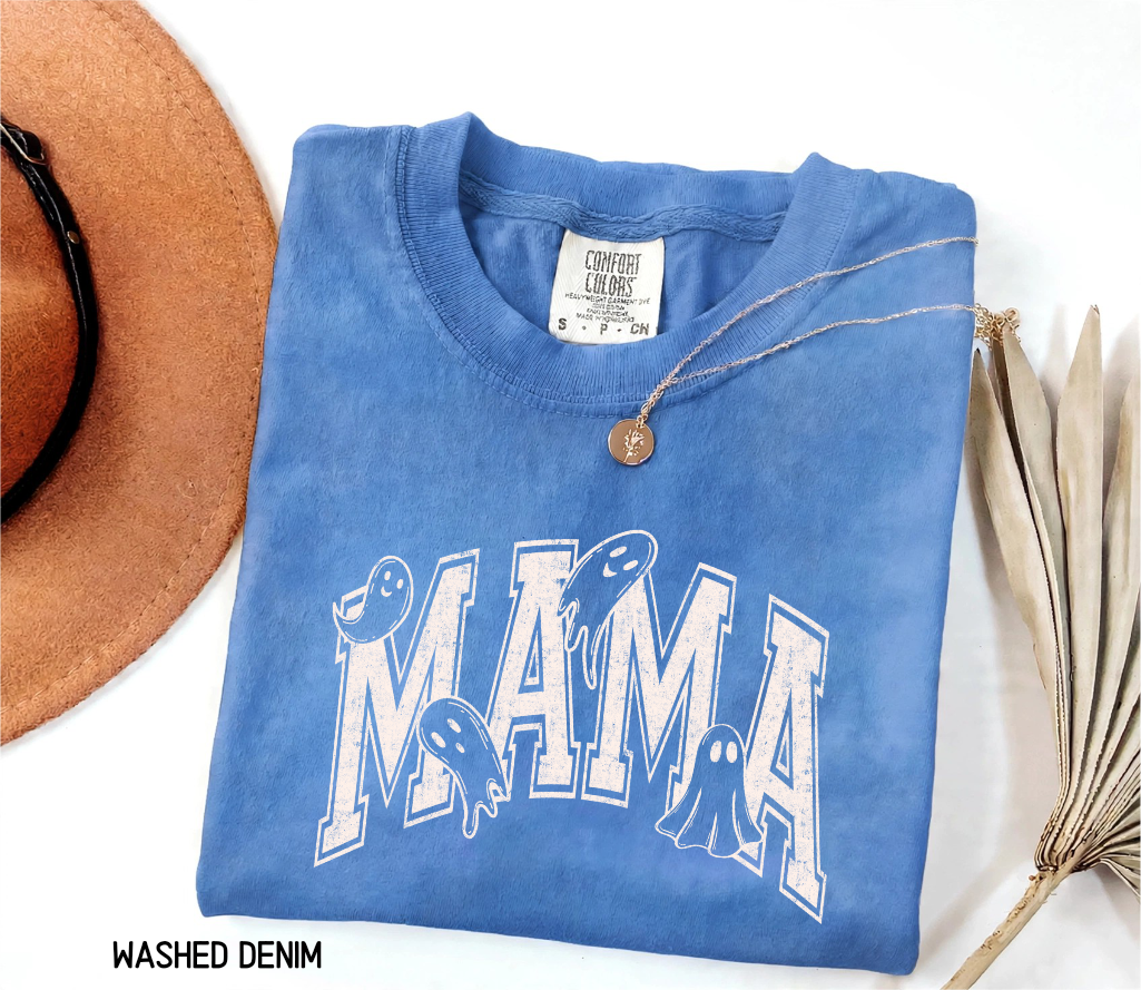Halloween Mama Adult Comfort Colors T-Shirt