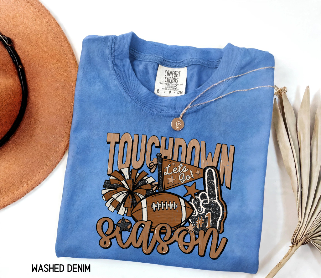 Touchdown Season Adult Comfort Colors T-Shirt