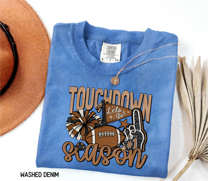 Touchdown Season Adult Comfort Colors T-Shirt