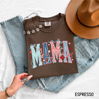 Patriotic Mama Adult Comfort Colors T-Shirt