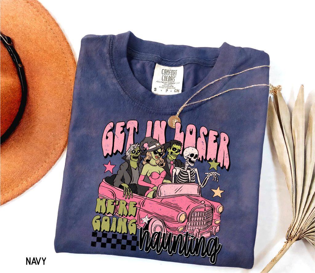 Get in Loser Halloween Adult Comfort Colors T-Shirt