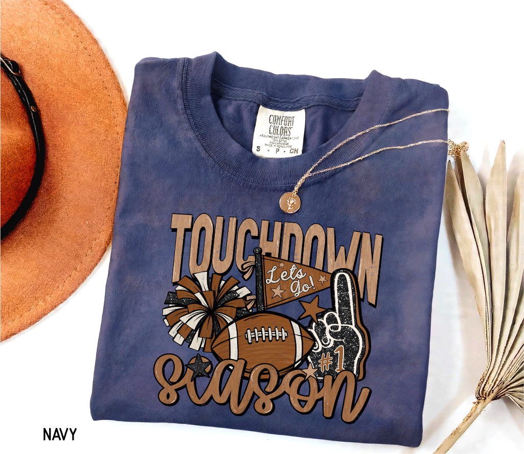 Touchdown Season Adult Comfort Colors T-Shirt