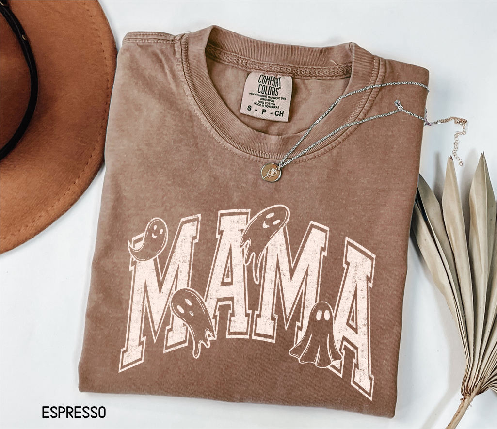 Halloween Mama Adult Comfort Colors T-Shirt