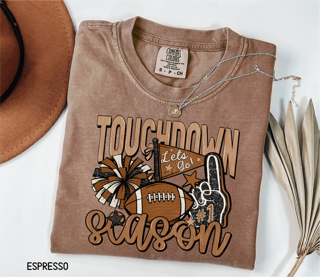 Touchdown Season Adult Comfort Colors T-Shirt