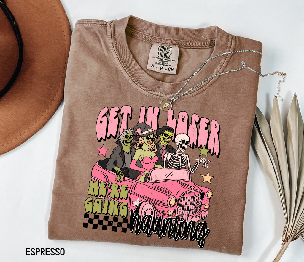 Get in Loser Halloween Adult Comfort Colors T-Shirt