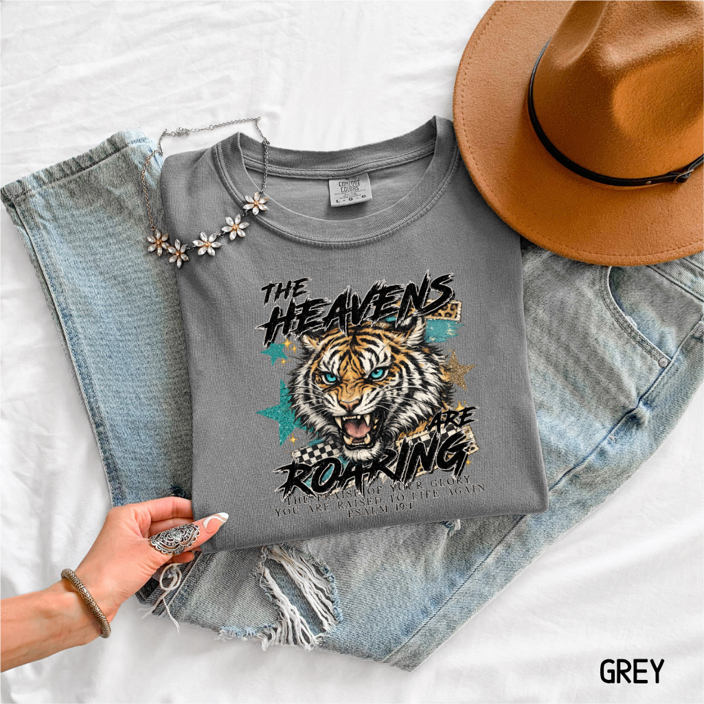 The Heavens are Roaring Adult Comfort Colors T-Shirt
