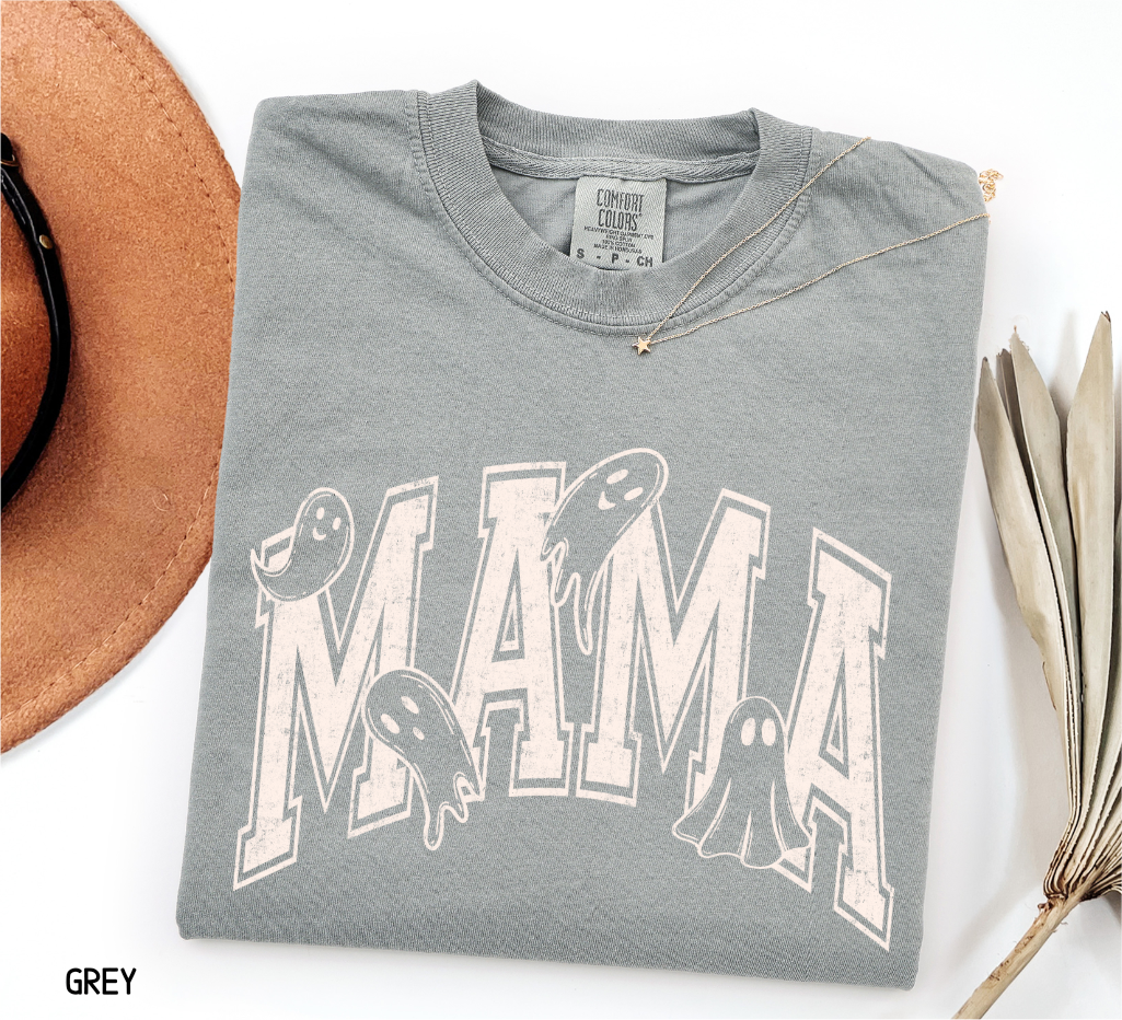 Halloween Mama Adult Comfort Colors T-Shirt