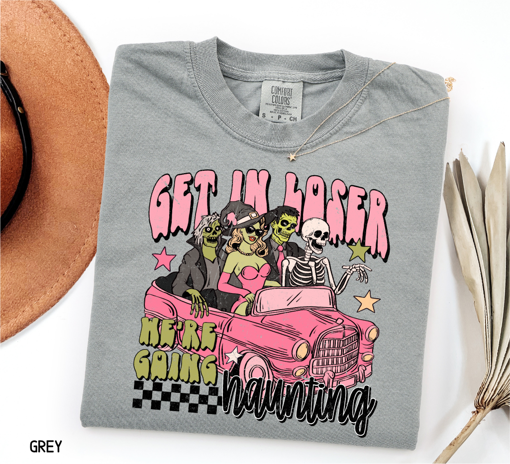Get in Loser Halloween Adult Comfort Colors T-Shirt