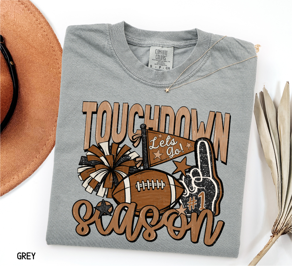 Touchdown Season Adult Comfort Colors T-Shirt