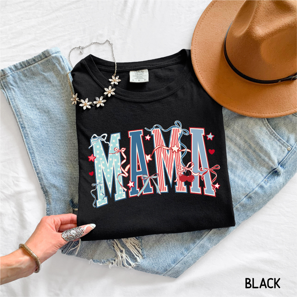 Patriotic Mama Adult Comfort Colors T-Shirt