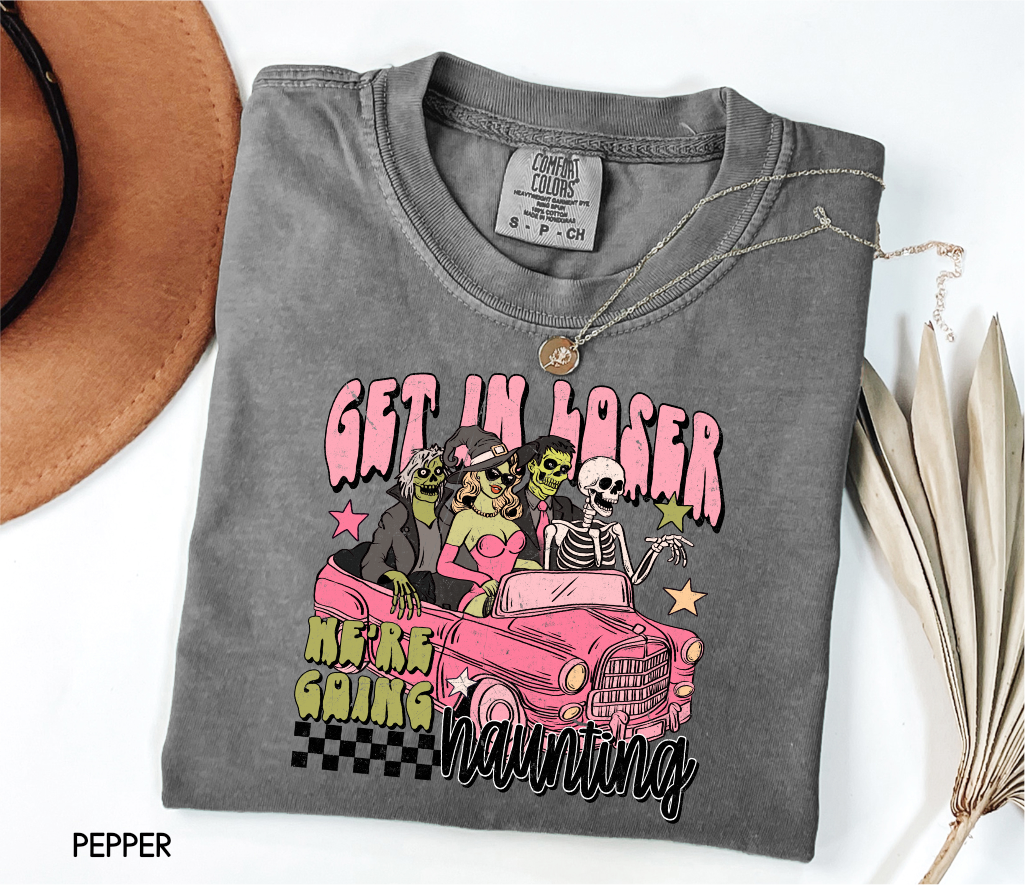Get in Loser Halloween Adult Comfort Colors T-Shirt