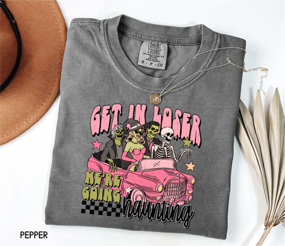Get in Loser Halloween Adult Comfort Colors T-Shirt