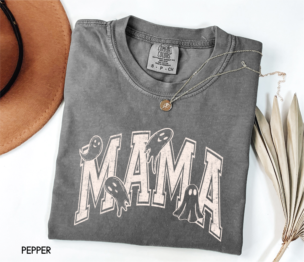 Halloween Mama Adult Comfort Colors T-Shirt