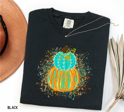 Colorful Pumpkin Adult Comfort Colors T-Shirt