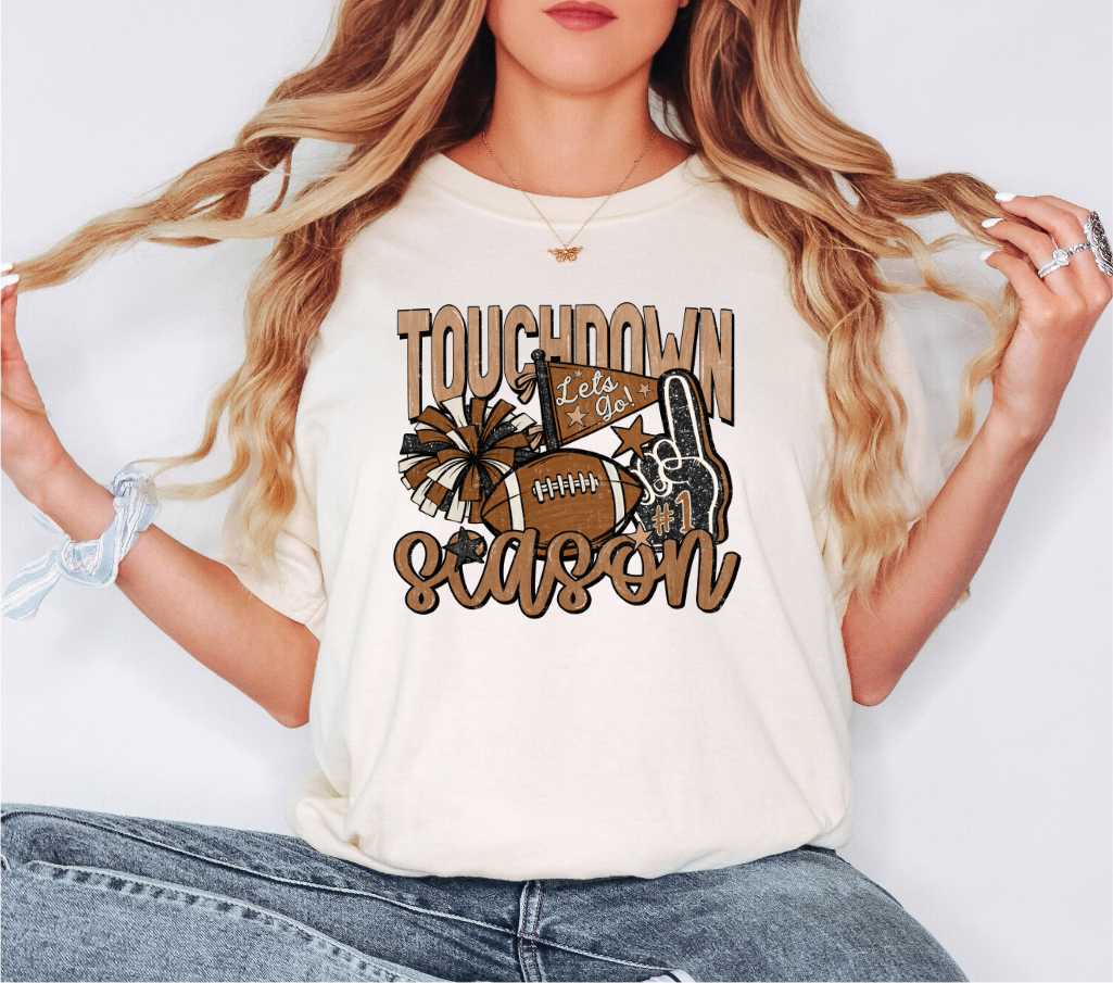 Touchdown Season Adult Comfort Colors T-Shirt