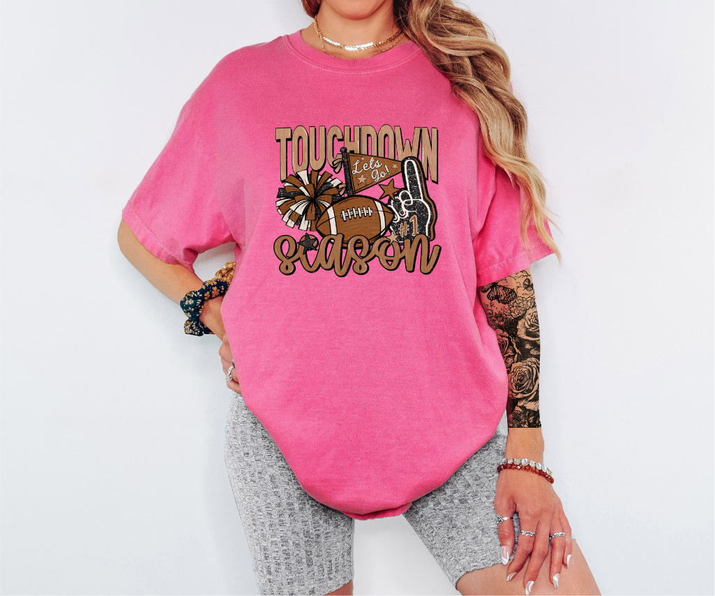 Touchdown Season Adult Comfort Colors T-Shirt