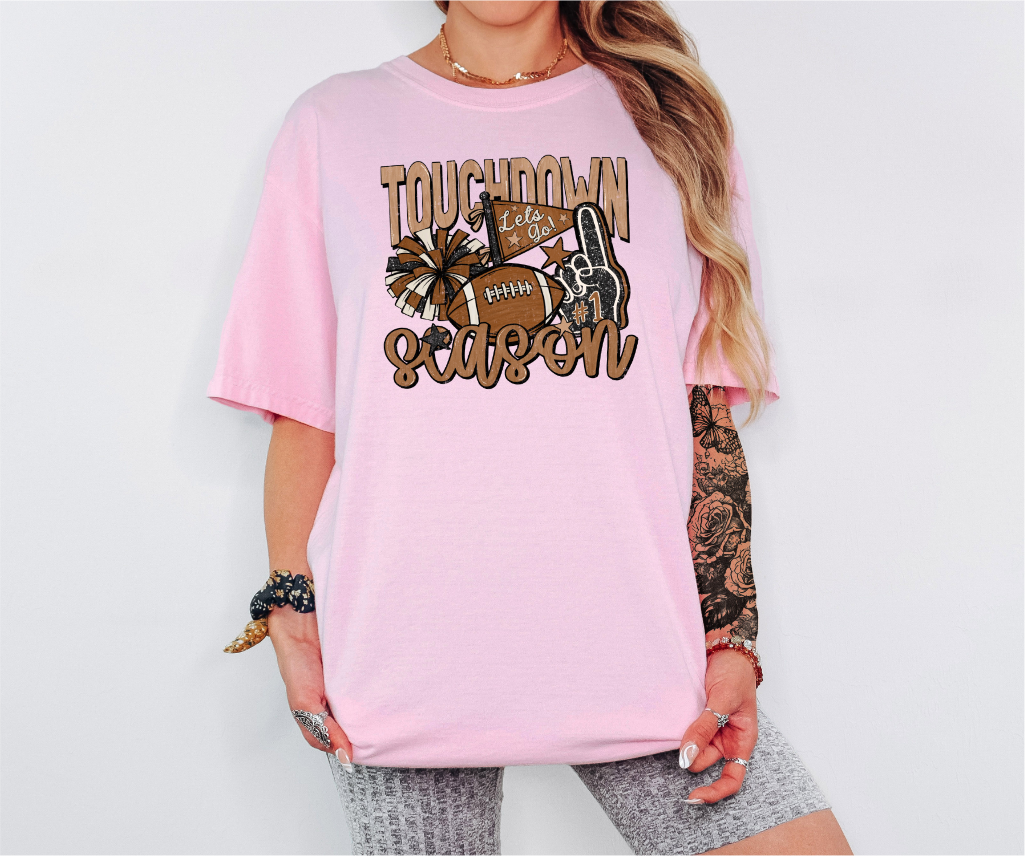 Touchdown Season Adult Comfort Colors T-Shirt