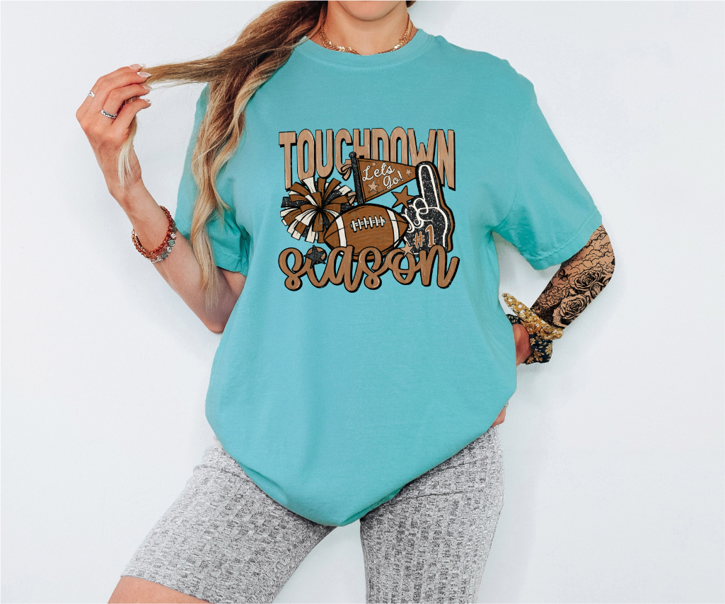 Touchdown Season Adult Comfort Colors T-Shirt