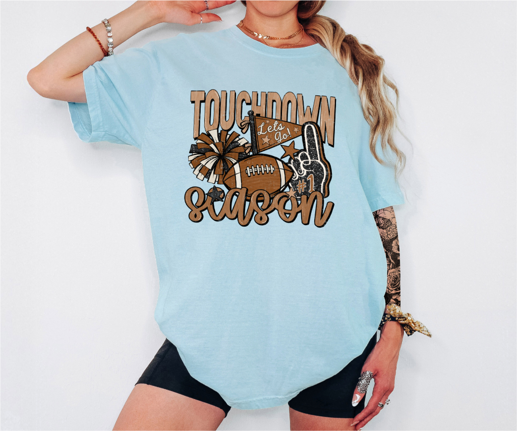Touchdown Season Adult Comfort Colors T-Shirt