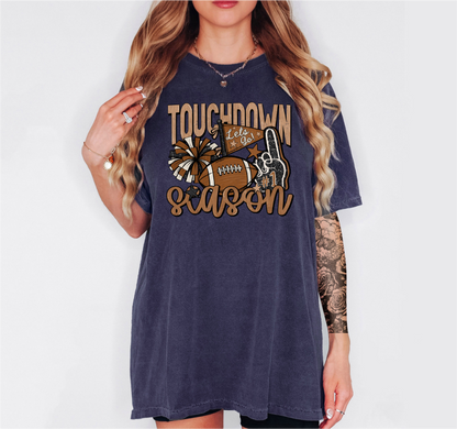 Touchdown Season Adult Comfort Colors T-Shirt