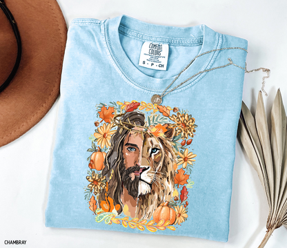 Jesus Lion of Judah Adult Comfort Colors T-shirt