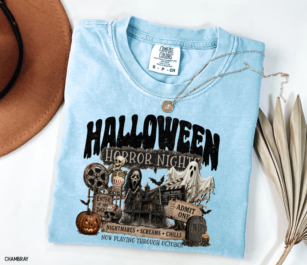 Halloween Horror Adult Comfort Colors T-Shirt