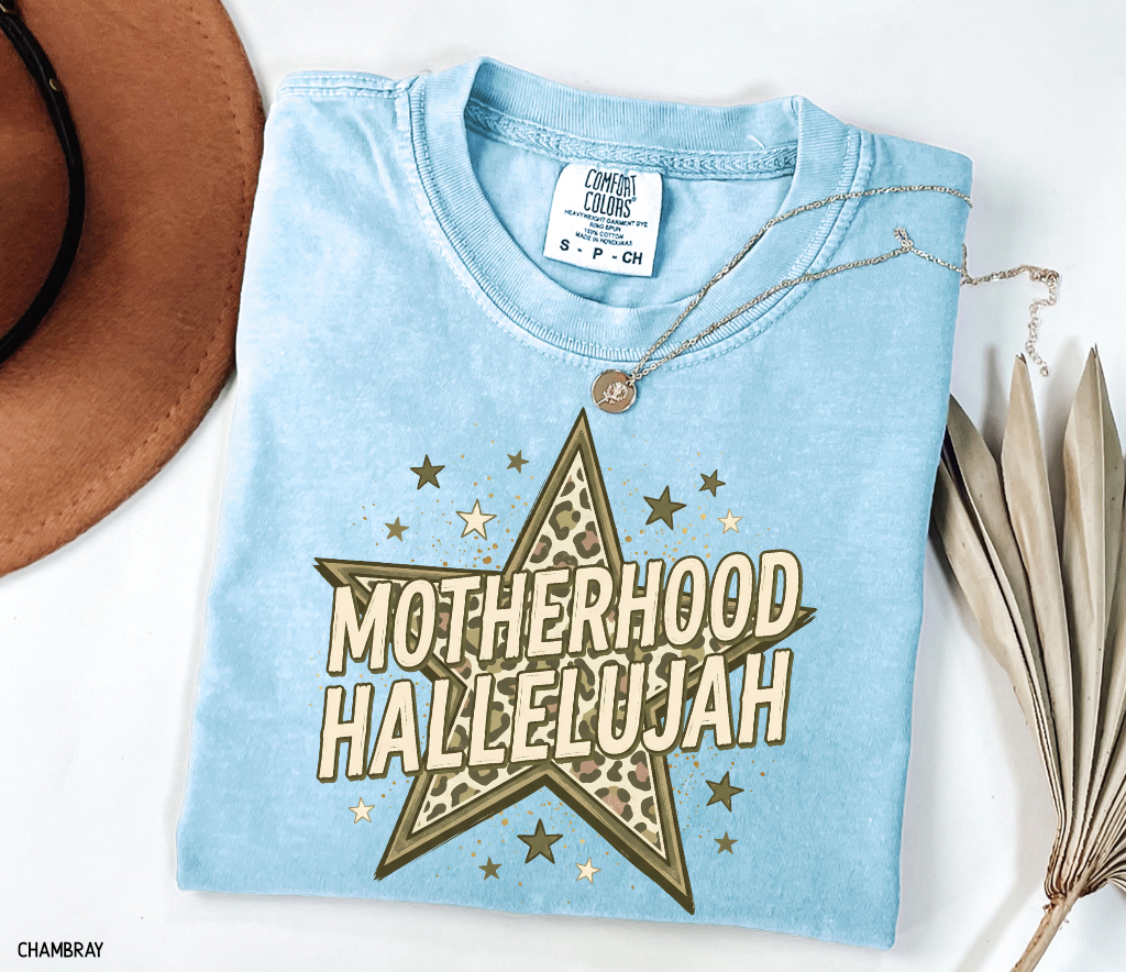 Motherhood Hallelujah Adult Comfort Colors T-Shirt
